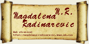 Magdalena Radinarević vizit kartica